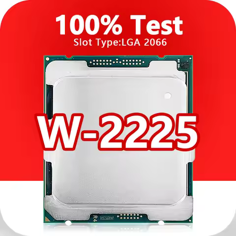 Xeon W-2225 CPU 14nm 4 Cores 8 Threads 4.1GHz 8.25MB 105W processor LGA2066 for X299 C422 Chipset mo