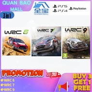 WRC 6 + WRC 7 + WRC 9 (3IN1)( PS4 & PS5 )  Muat turun Permainan Digital Game Murah Digital Download