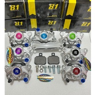 NEW PRODUCT NMAX OLD REAR CALIPER + BRACKET formula 81 racing part 8.1 REAR DISC DISC DISC STANDARD 