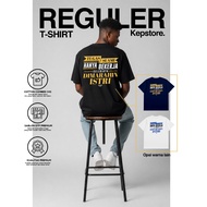 Kepstore Official - Husband's Assign T-Shirt Only Working - Normative Word T-Shirt - 24s Combed Cott