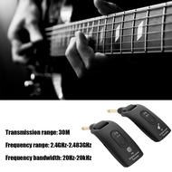 2.4G Wireless Guitar System Electric Guitars Transmitter and Receiver Set Built-in Rechargeable Batt