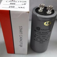AX MOTOR STARTING CAPACITOR 400 UF 200-250 VOLTS AC
