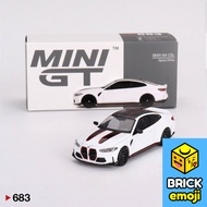 Mini GT 683 BMW M4 CSL Alpine White 1/64 Đồ chơi mô hình xe hơi
