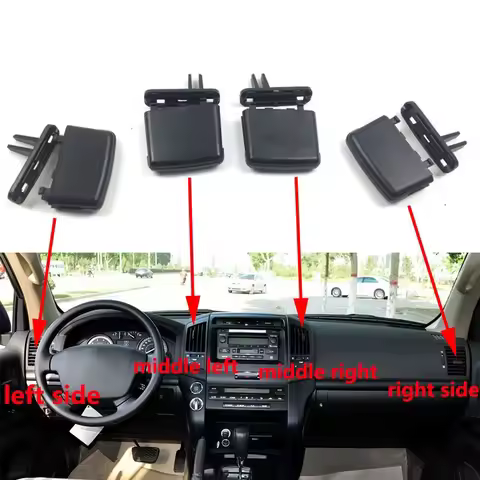 Air Conditioner Outlet A/C Conditioning Vents Tab Clip Repair Kit For Toyota Land Cruiser LC200 FJ20