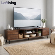 LOFT Living 6FT & 6Kaki Rak Tv/Tv Cabinet/ Panjang Rak TV/Rak TV Murah/Home Furniture/Rak Murah