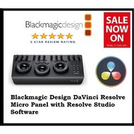 Blackmagic Design DaVinci Resolve Micro Panel with Resolve Studio Software + 1 year local warranty