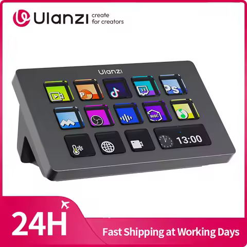 Ulanzi D200/D200X/D100H Production Console and Studio Controller for Gaming/Office/Livestreaming/Con