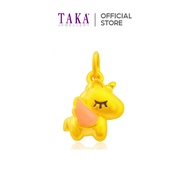 TAKA Jewellery 999 Pure Gold Pendant Unicorn