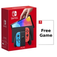 Nintendo Switch Oled Console - Neon + 1 Free Switch Game