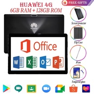 [Raya Ready Stock])Buy 1 FREE 4 Gifts Huawei Tablet Tab 4G LTE Smart Pad 4G LTE (6GB RAM + 128GB ROM