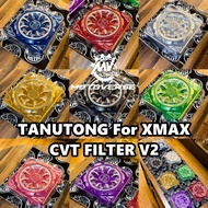 CVT COVER XMAX M TANUTONG CVT FILTER V2 CNC BILLET YAMAHA X-MAX