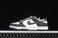 Nike SB Dunk Low LV聯名 黑鐳射漸變  低幫休閒板鞋 平底鞋 波鞋
