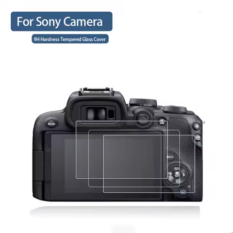 2PCS Tempered Glass Protector For Sony A9 A7R5 A7S3 A7R4 FX3 FX30 Camera LCD Screen Cover Anti-scrat