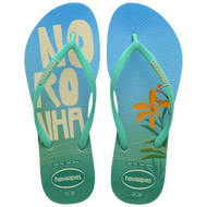 HAVAIANAS รองเท้าแตะ Slim Postcard Flip Flop CREAM 41489680121F_H3CMXX