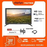 LED Digital TV 24" Polytron PLD 24V1853 / TV POLYTRON 24Inch