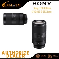 Sony 70-350mm f/4.5-6.3 G OSS Lens | E 70-350mm