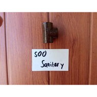 3/8" Galungung Iron Tee Black iron tee