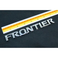 (1 Piece) FRONTIER LOGO NISSAN Plated Year 1990-2017 17 Cm NAVARA D21 D22 D40 Sticker