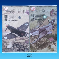 [Tf Toys] Miniature Model kit Mokit Airplane Vought F4U Corsair Hurricane/ 148 4d Model