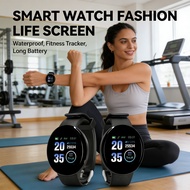 D18 Smart Watch Monitor Heart Rate Step Sleep Sports Watch 1.44 Inch Color Round Blood Pressure Watc