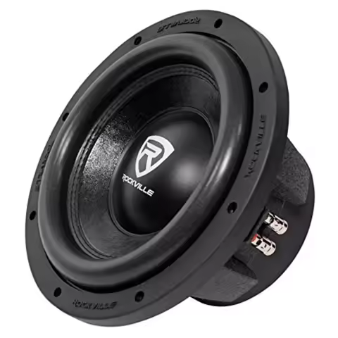 W10K6D4 V2 10" 2000W Peak Car Audio Subwoofer Dual 4-Ohm, 500W RMS, Fiber Reinforced Cone, Vented Po