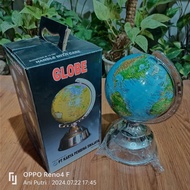 FREE SHIPPING WORLD GLOBE DIAMETER 13 CM. TABLE GLOBE. SAVINGS GLOBE. GLOBE MU -