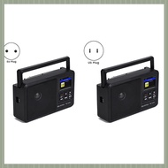 (QJWR) Internet Digital Radio Portable FM Radio Dual Power Modes Pocket Retro Radio