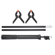[LIS1] Andoer 1.5 * 2m/4.9 6.5ft T-Shape Backdrop Stand Background Bracket Kit Aluminum Alloy Materi