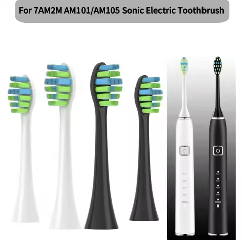 Replacement Brush Heads For 7AM2M AM101/AM105 Sonic Electric Toothbrush Vacuum Soft DuPont Bristle N