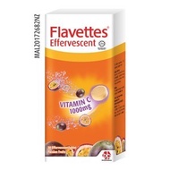 FLAVETTES EFFERVESCENT VITAMIN C 1000MG 30'S PASSION FRUIT (EXP 12/2024)