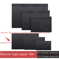 ((Free Refill) Wacom Intuos Pro Digital Tablet PTK670 Paper-like Film Hand-painted Board Protective 
