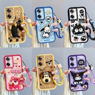 Casing OPPO A57 2022 A77S A77 patung pelekat comel phone casing