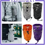 [Tachiuwa1] Water Bottle Holder Outdoor Water Bottle Bag Carrier Backpack Attachment PVC Mesh  Secur