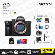 Sony A7III / A7 III / A73 / A7M3 Full-Frame Mirrorless Digital Camera (1 Year + 1 Year Sony Malaysia