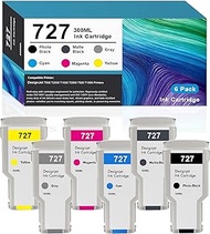 VASTSUN 727 Ink Cartridge Compatible for HP 727 Ink Cartridge F9J79A C1Q12A F9J76A F9J77A F9J78A F9J