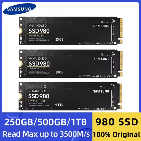 SAMSUNG 980 NVMe M.2 SSD 250GB 500GB 1TB Internal Solid State Drive Hard Disk TLC PCIe Gen 3.0 x 4 f