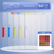 Transparent File Folder Organizer A3 A4