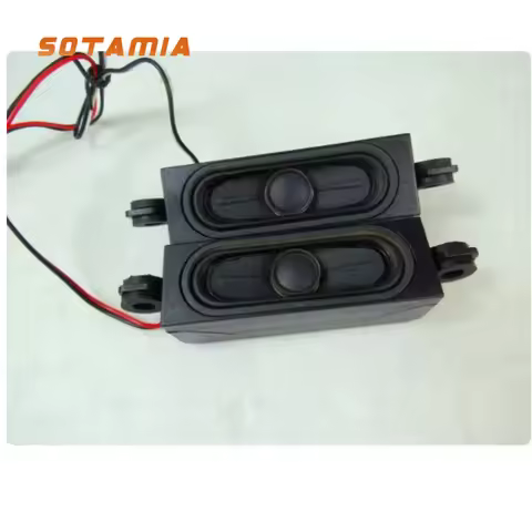 SOTAMIA 2Pcs 2*6cm Full Range Loudspeaker 4 Ohm 5W Portable Bluetooth Music Advertising Speaker Mini