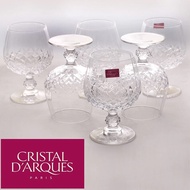 Longchamp Cristal dArques Set of 6 Pc. Cristal Brandy Glass Cognac 32 cl @ 10.75 oz PBO 24% Lead Cry