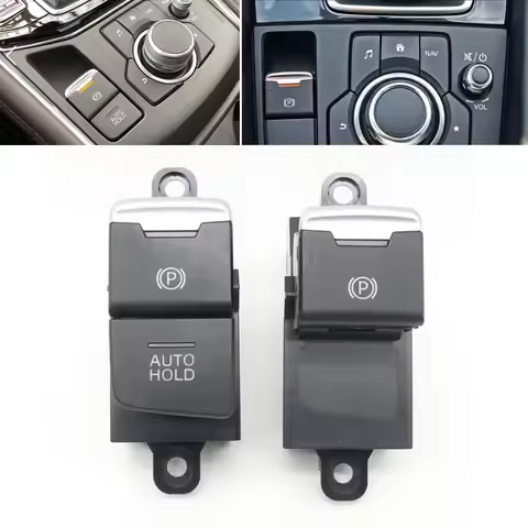 1PC LHD Parking Brake Auto Hold Switch Button KD2W-66-EP0A KB7W-66-EP0A For Mazda CX5 CX-5 II 2017-2