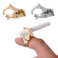 【YF】 Cigarette Holder Male Finger Prevention Smoked Ring Organizer Creative Smoking  Hand Rack