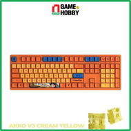 BÀN PHÍM CƠ AKKO 3108 RF DRAGON BALL Z GOKU - DUAL-MODE / AKKO SWITCH V3 CREAM YELLOW