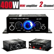 Universal MINI Amplifier 2 Channel Home Theater Sound System Sound Amp Stereo Audio Bass Trebl