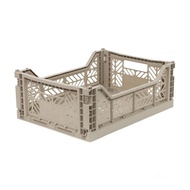 土耳其Aykasa折疊收納籃(M)-卡其