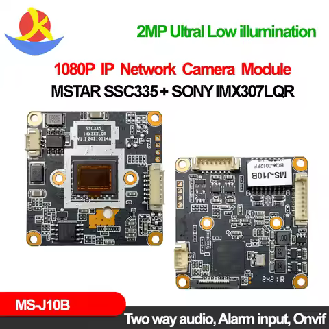 2Mp Ip Camera Board Imx307 Mstar SSC335 Webcam Ultral Low Illumination 1080P 25Fps Rtsp Videolink P2