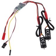 Hot Trend- <br>1PC Dual Way Bidirectional Brushed Esc 2S-3S Lipo 5A Esc Speed Control with 2PC Brush
