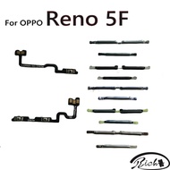 Power on / off Switch Button Side For OPPO Reno 5F Volume Up Down Buttons Flex Cable