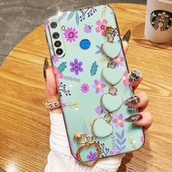 YBD Phone Case For Realme 5 5i 5S C3 C3i 6i Narzo 10 10A 20A Heart-Shaped Bracelet with Full Screen 