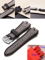 สายนาฬิกาหนังวัวกลวงด้านนิดๆ Roger Dubuis EXCALIBUR ขนาด 28 มม. สไตล์ King Series สายรัดแบบหัวเข็มขั