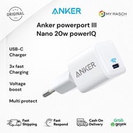 Adaptor Fast Charger Anker Powerport III 20W Nano PD type C